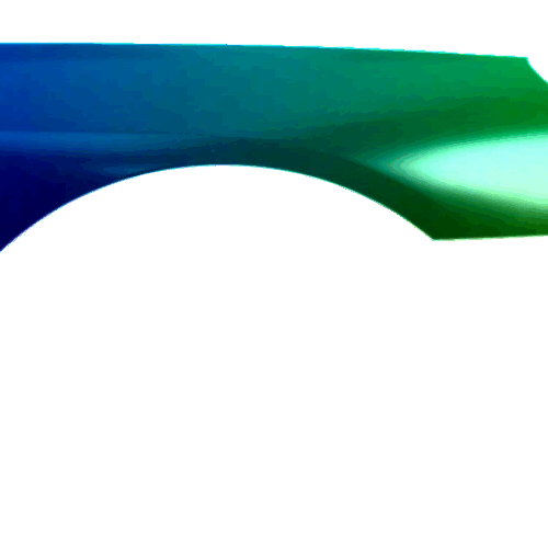 Kotflügel Rechts Peugeot 407 2004-2010 Lackiert In Wunschfarbe