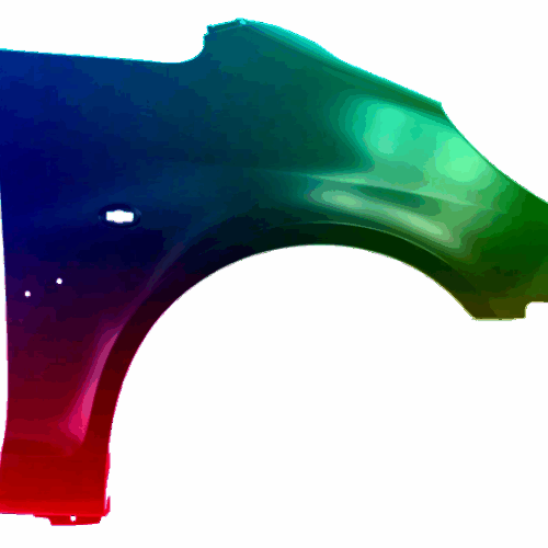 Kotflügel Rechts Peugeot 1007 (K) 2005-2009 Lackiert In Wunschfarbe