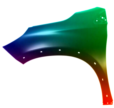 Kotflügel Links Peugeot 2008 2013-2019 Lackiert In Wunschfarbe