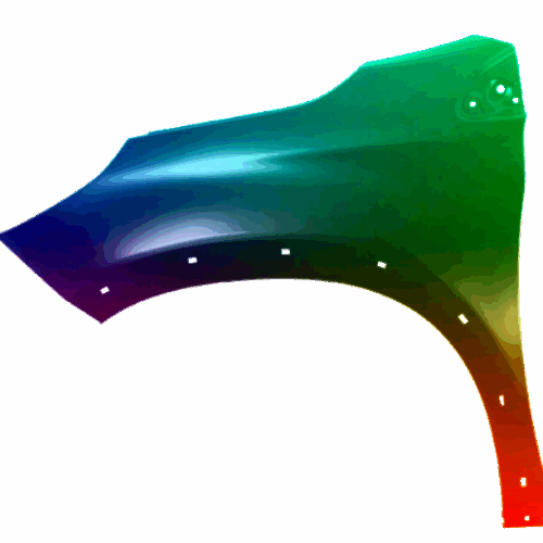Kotflügel Links Peugeot 2008 2013-2019 Lackiert In Wunschfarbe