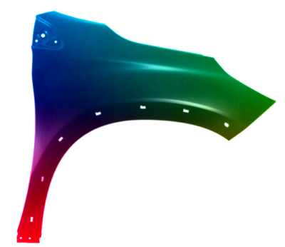 Kotflügel Rechts Peugeot 2008 2013-2019 Lackiert In Wunschfarbe