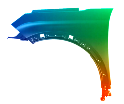 Kotflügel Links Peugeot 3008 2016-2020 Lackiert In Wunschfarbe