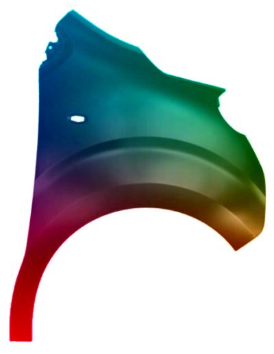 Kotflügel Rechts Peugeot Expert/Traveller Ab 2016 Lackiert In Wunschfarbe