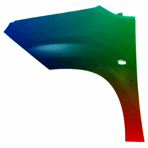 Kotflügel Links Peugeot Partner/Rifter Ab 2018 Lackiert In Wunschfarbe