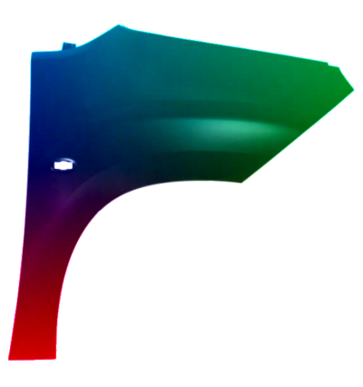 Kotflügel Rechts Peugeot Partner/Rifter Ab 2018 Lackiert In Wunschfarbe