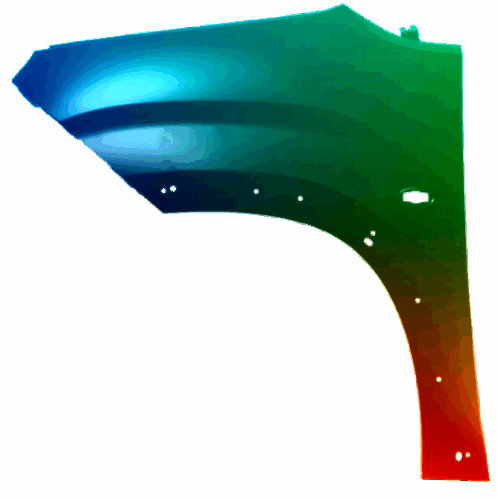 Kotflügel Links Peugeot Partner/Rifter Ab 2018 Lackiert In Wunschfarbe