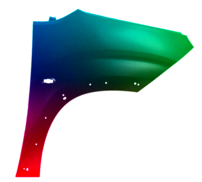 Kotflügel Rechts Peugeot Partner/Rifter Ab 2018 Lackiert In Wunschfarbe
