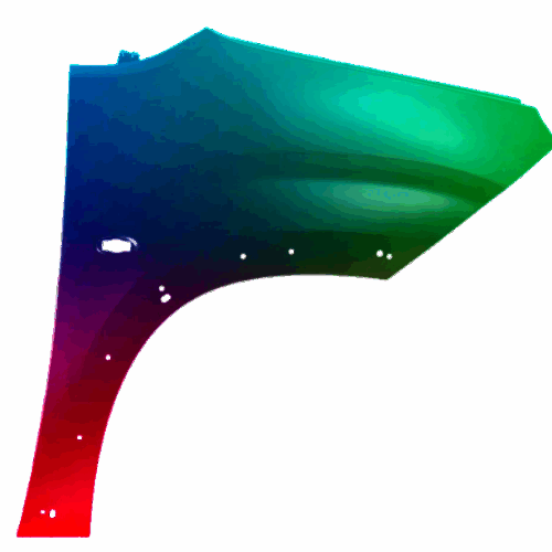 Kotflügel Rechts Peugeot Partner/Rifter Ab 2018 Lackiert In Wunschfarbe