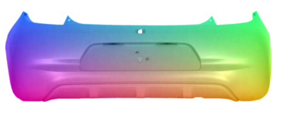 Für Peugeot 108 Ab 2012 Stoßstange Hinten Lackiert In Wunschfarbe