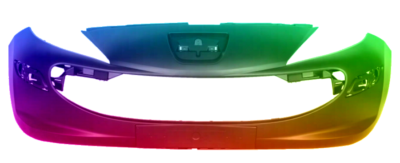 Für Peugeot 207 (W_) 2006-2013 Stoßstange Vorne lackiert in Wunschfarbe