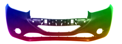 Für Peugeot 208 2012-2019 Stoßstange Vorne lackiert in Wunschfarbe