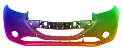 Für Peugeot 208 2012-2019 PDC Stoßstange Vorne lackiert in Wunschfarbe