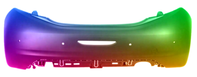 Für Peugeot 208 2012-2019 PDC Stoßstange Hinten Lackiert In Wunschfarbe