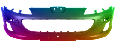 Für Peugeot 407 2004-2010 Stoßstange Vorne lackiert in Wunschfarbe