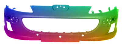 Für Peugeot 407 2004-2010 PDC Stoßstange Vorne lackiert in Wunschfarbe