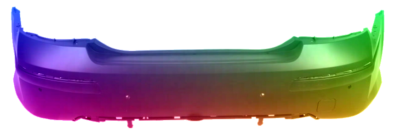 Für Peugeot 407 2004-2010 PDC Stoßstange Hinten Lackiert In Wunschfarbe