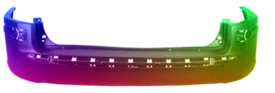 Für Peugeot 407 2004-2010 Stoßstange Hinten Lackiert In Wunschfarbe