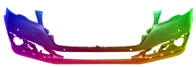 Für Peugeot 508 2014-2018 PDC Stoßstange Vorne lackiert in Wunschfarbe