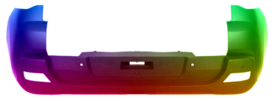 Für Peugeot 3008 2009-2013 PDC Stoßstange Hinten Lackiert In Wunschfarbe