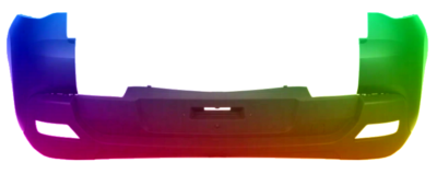 Für Peugeot 3008 2013-2016 Stoßstange Hinten Lackiert In Wunschfarbe