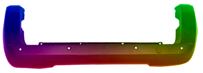 Für Peugeot Bipper Ab 2007 PDC Stoßstange Hinten Lackiert In Wunschfarbe