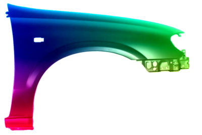 Kotflügel Rechts Nissan Almera (N16) 2000-2002 Lackiert In Wunschfarbe