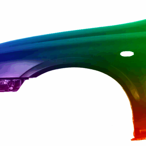 Kotflügel Links Nissan Almera (N16) 2003-2007 Lackiert In Wunschfarbe