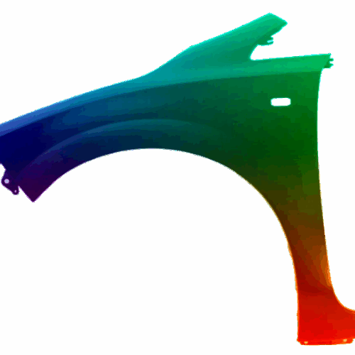 Kotflügel Links Nissan Leaf 2010-2018 Lackiert In Wunschfarbe