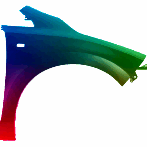 Kotflügel Rechts Nissan Leaf 2010-2018 Lackiert In Wunschfarbe