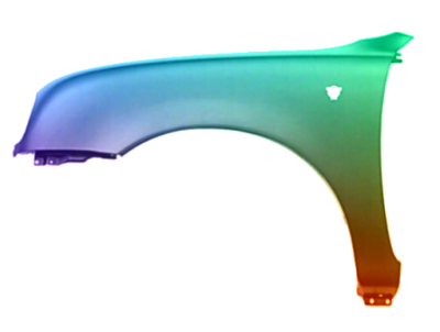 Kotflügel Links Nissan Micra (K11) 1992-1998 Lackiert In Wunschfarbe