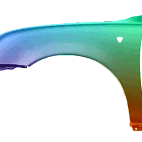 Kotflügel Links Nissan Micra (K11) 1992-1998 Lackiert In Wunschfarbe