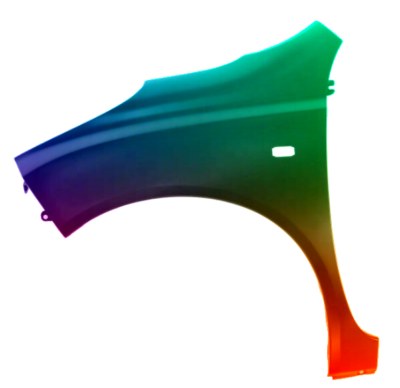 Kotflügel Links Nissan Micra (K12) 2003-2010 Lackiert In Wunschfarbe