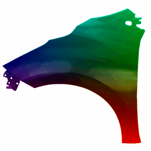 Kotflügel Links Nissan Micra (K14) Ab 2017 Lackiert In Wunschfarbe