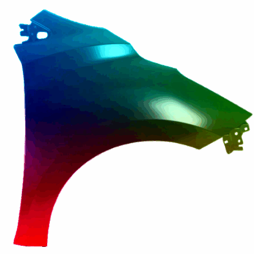 Kotflügel Rechts Nissan Micra (K14) Ab 2017 Lackiert In Wunschfarbe