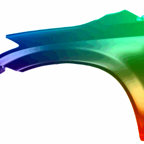 Kotflügel Links Nissan Murano (Z50) 2003-2007 Lackiert In Wunschfarbe