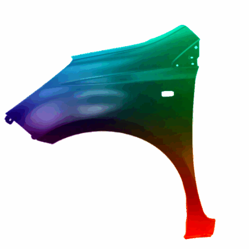 Kotflügel Links Nissan Note (E11) 2006-2009 Lackiert In Wunschfarbe