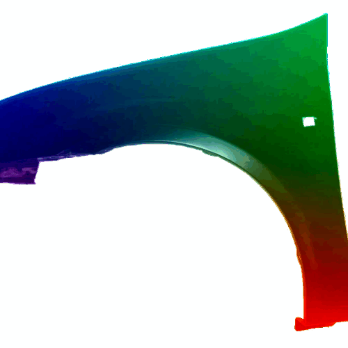 Kotflügel Links Nissan Logan (SD) 1999-2013 Lackiert In Wunschfarbe