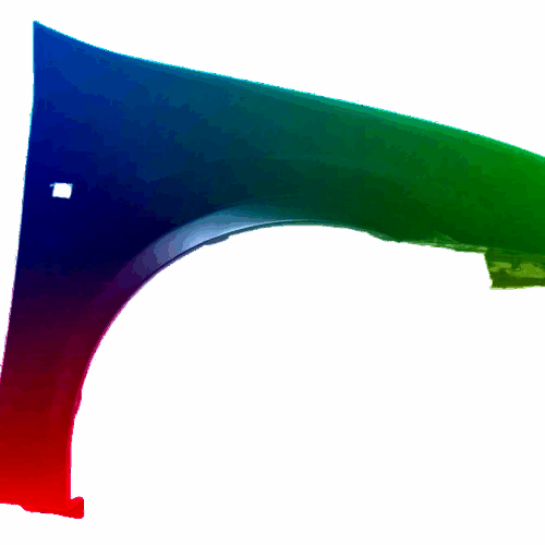Kotflügel Rechts Nissan Logan (SD) 1999-2013 Lackiert In Wunschfarbe