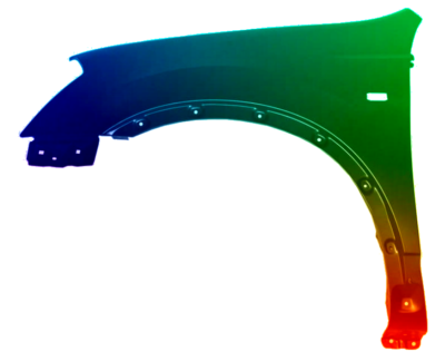 Kotflügel Links Nissan Qashqai (J10) 2007-2010 Lackiert In Wunschfarbe