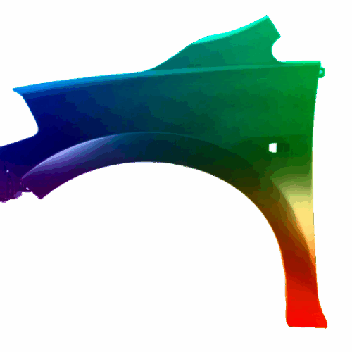Kotflügel Links Nissan Tiida (C11X/SC11X) Ab 2007 Lackiert In Wunschfarbe