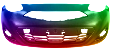 Für Nissan Micra (K13) 2013-2017 Stoßstange Vorne lackiert in Wunschfarbe