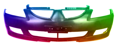 Für Mitsubishi Lancer (CS) 2003-2008 Stoßstange Vorne lackiert in Wunschfarbe