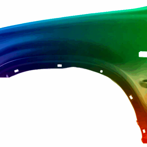 Kotflügel Links Honda CRV (RD) 1995-2001 Lackiert In Wunschfarbe