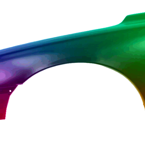 Kotflügel Links Volvo S60 (RS) 2000-2004 Lackiert In Wunschfarbe