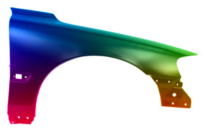 Kotflügel Rechts Volvo S60 (RS) 2000-2004 Lackiert In Wunschfarbe