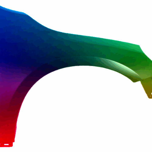 Kotflügel Rechts Volvo S60/V60 (Y20) 2010-2013 Lackiert In Wunschfarbe