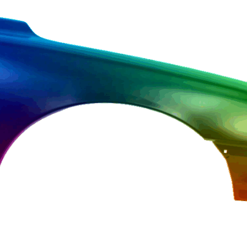 Kotflügel Rechts Volvo V70 (P80) 2000-2004 Lackiert In Wunschfarbe
