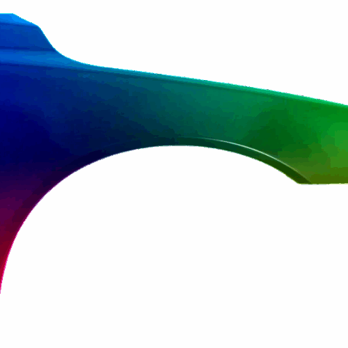 Kotflügel Rechts Volvo V70 (BW) Ab 2007 Lackiert In Wunschfarbe
