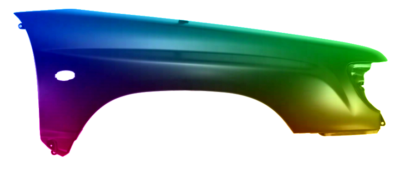 Kotflügel Rechts Passt zu Subaru Forester (SF) 1997-2002 Lackiert In Wunschfarbe