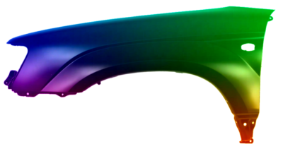 Kotflügel Links Passt zu Subaru Forester (SG) 2002-2005 Lackiert In Wunschfarbe